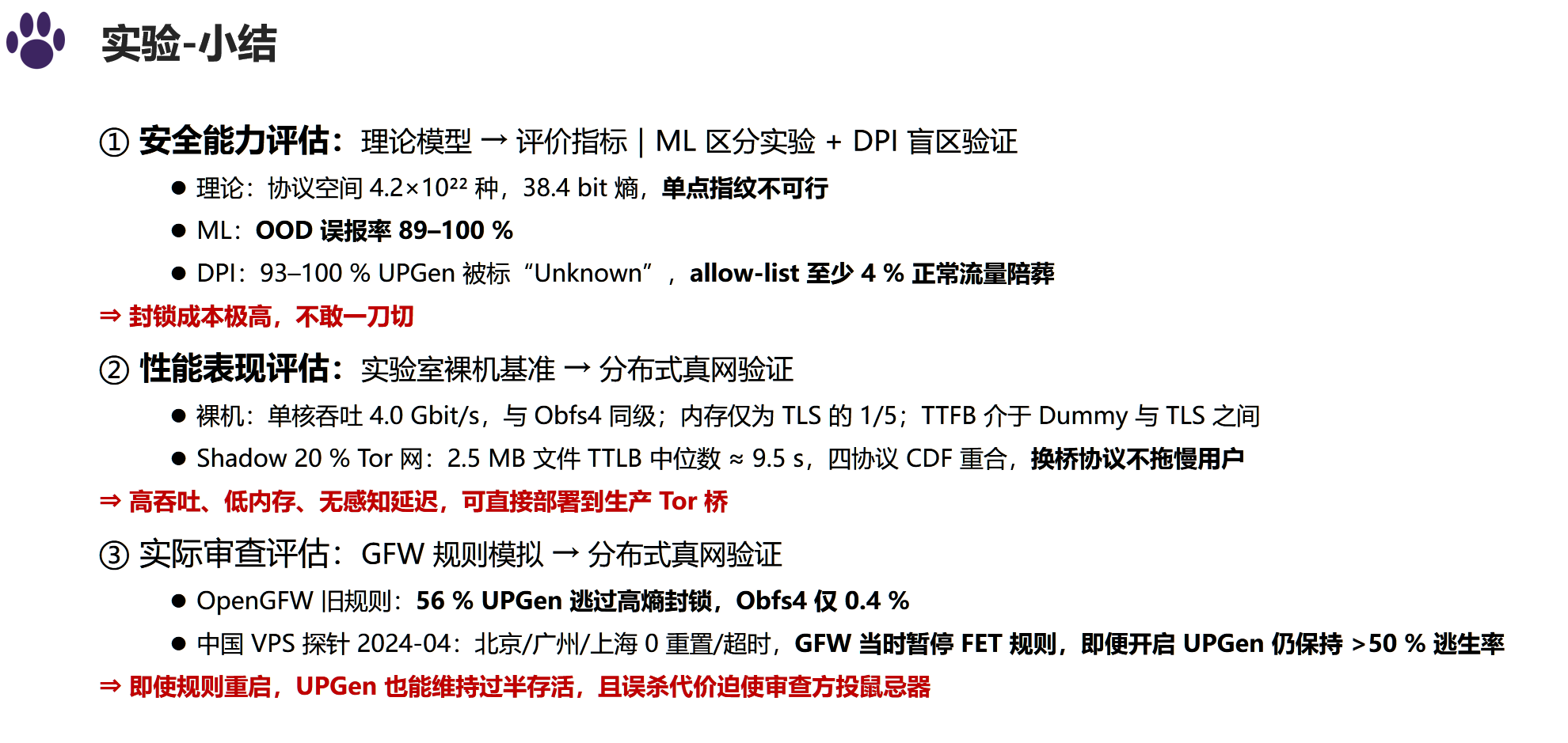 评估要点小结